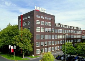 LANXESS headquarters at the Leverkusen Chemical Park in Germany